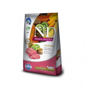 N&D Tropical Selection Cerdo para Gatos Castrados 7 Kg