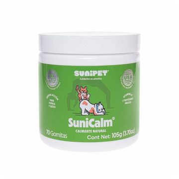 SuniCalm Gomitas Anti Estrés para Perros y Gatos