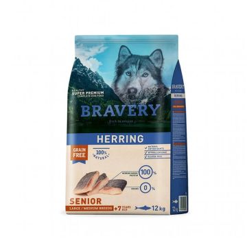 Bravery Arenque para Perros Senior Razas Medianas y Grandes
